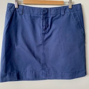NWT White Label Lilly Pulitzer Navy Snappy Skirt size 12